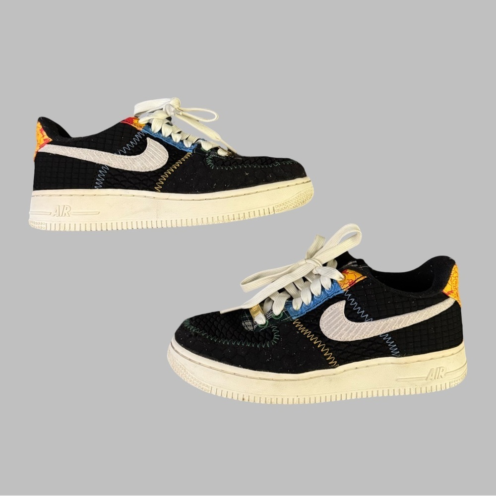 NIKE Youth Air Force 1 Low Muti Material Sneakers